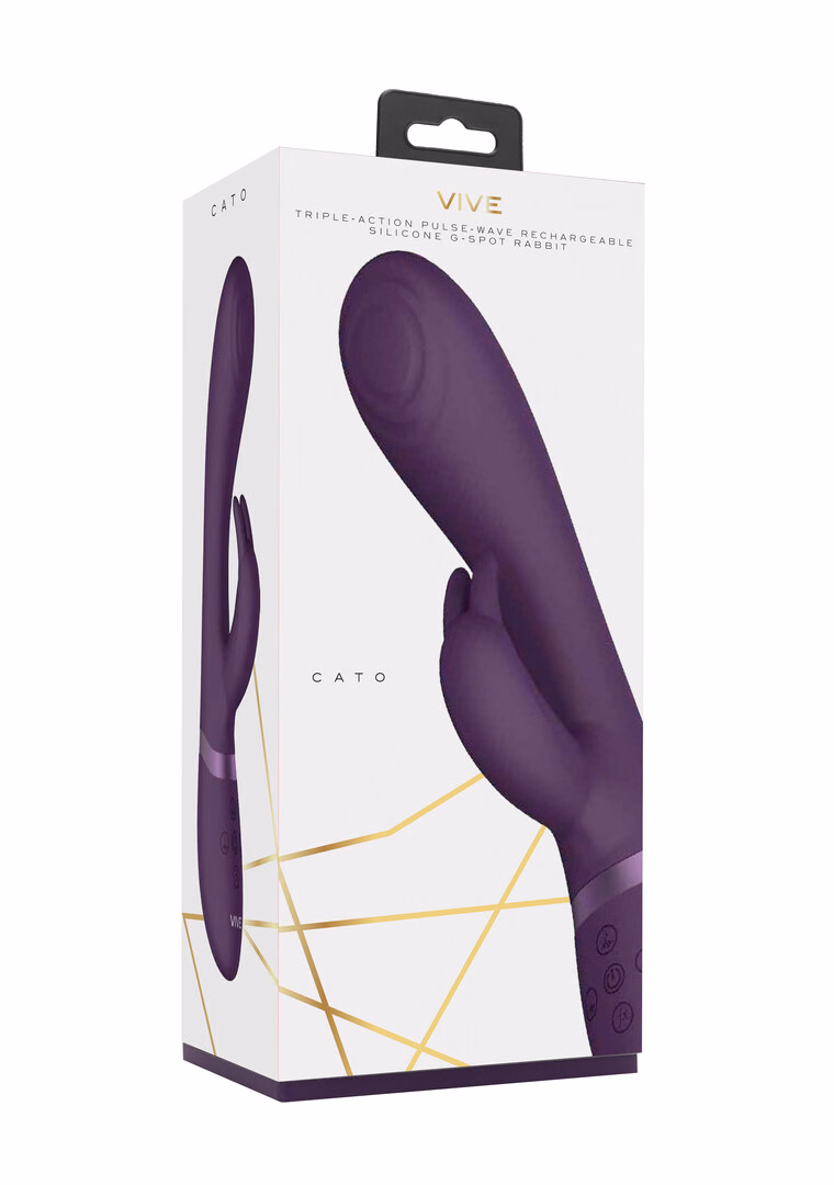 Cato - Pulse G-spot Rabbit - Purple - 2