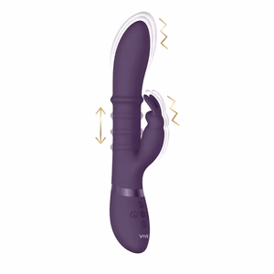 Halo - Ring Rabbit Vibrator - Purple