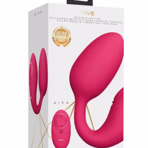 Aika - Pulse Wave  Vibrating Love Egg - Pink - 2