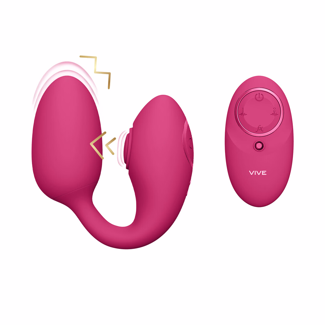 Aika - Pulse Wave  Vibrating Love Egg - Pink