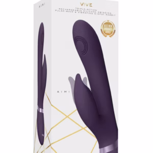 Aimi – Pulse Wave Vibrating G-Spot Rabbit – Purple – 2 Aimi - Pulse Wave Vibrating G-Spot Rabbit - Purple - 2