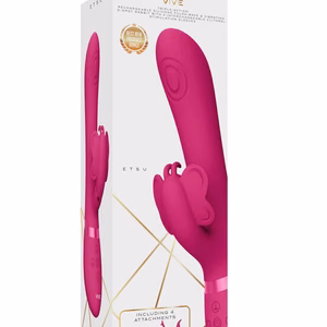 Etsu – Pulse Wave G-Spot Rabbit Clitoral Stimulator – Pink – 2 Etsu - Pulse Wave G-Spot Rabbit Clitoral Stimulator - Pink - 2