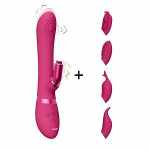 Etsu - Pulse Wave G-Spot Rabbit Clitoral Stimulator - Pink
