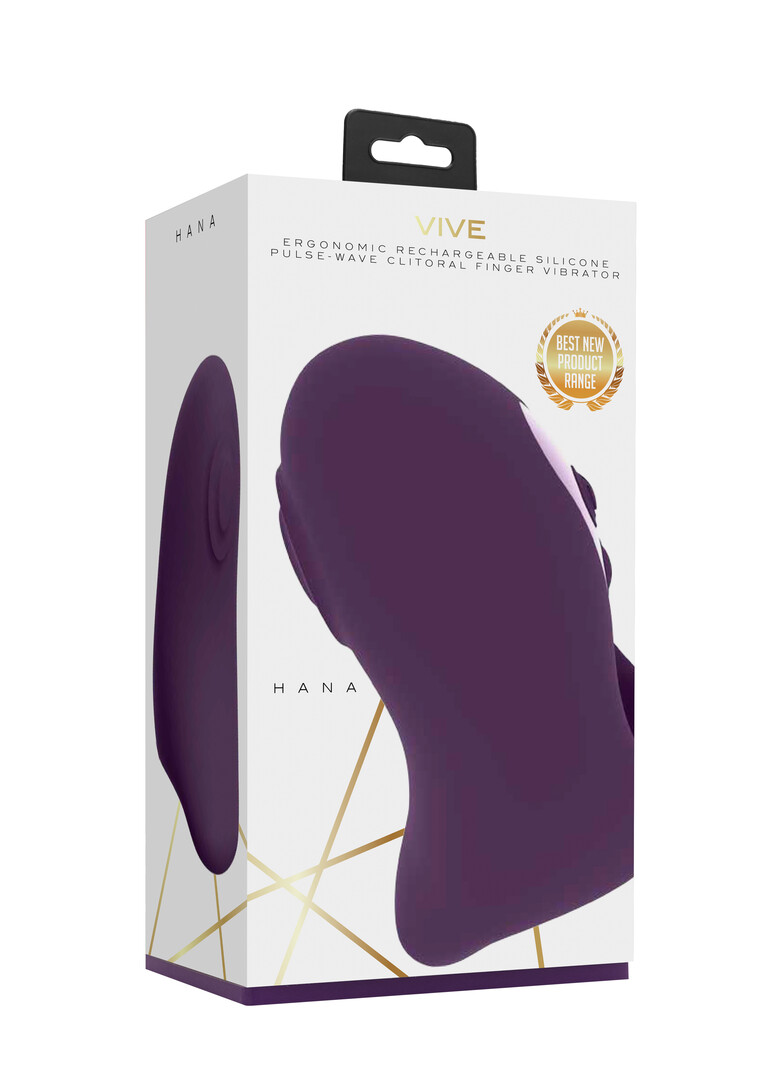 Hana - Pulse Wave Finger Vibrator - Purple - Image 2