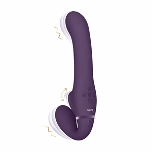 Ai - Dual Vibrating  Air Wave Tickler Strapless Strapon