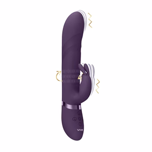 Nari - Vibrating and Rotating Beads, G-Spot Rabbit - Purple