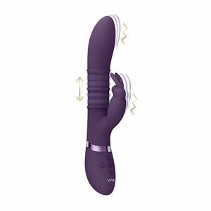 Sora - Up Down Stimulating Rings, Vibrating G-Spot Rabbit - Purple