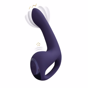 Riko - Triple Motor Thumper with Advanced Finger Motion  Pulse Wave Stimulator - Purple