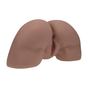 Bodyforms - Clara Vossin - Dual Entry Vibrating Masturbator - 6,3 kg / 14.1 lbs - Brown