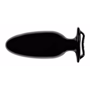 Finger Grip Plug #5 - Butt Plug with Finger Grip - Black