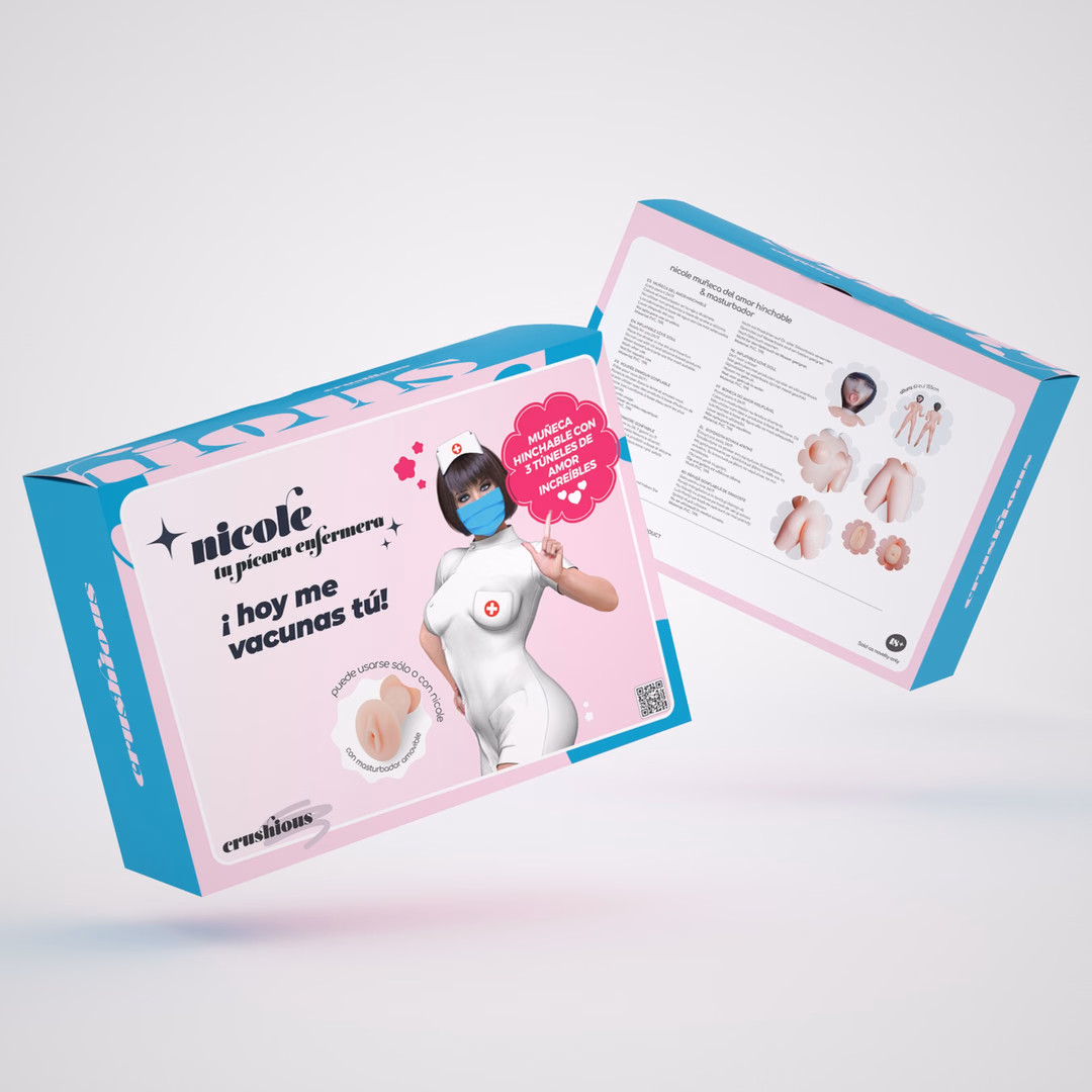 Nicole La Enfermera - Inflatable Doll with Stroker - 2