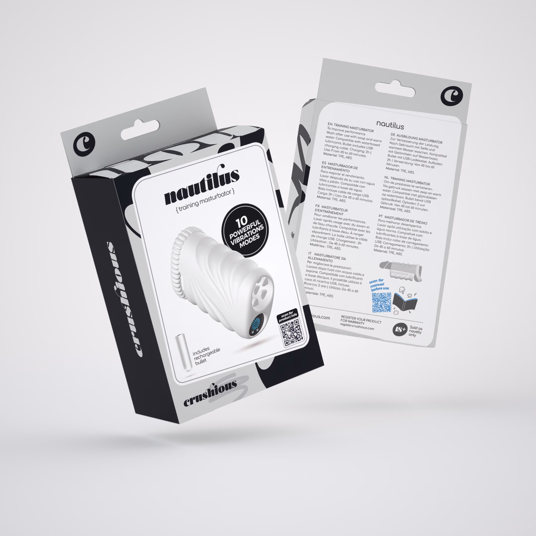Nautilus - Training Masturbator with Removable Bullet - White - 2