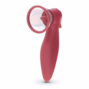 Saci - Clitoral and Nipple Stimulator with Suction - Red