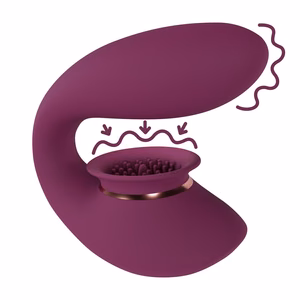 Twitch 3 - Rechargeable Vibrator and Suction - Burgundy