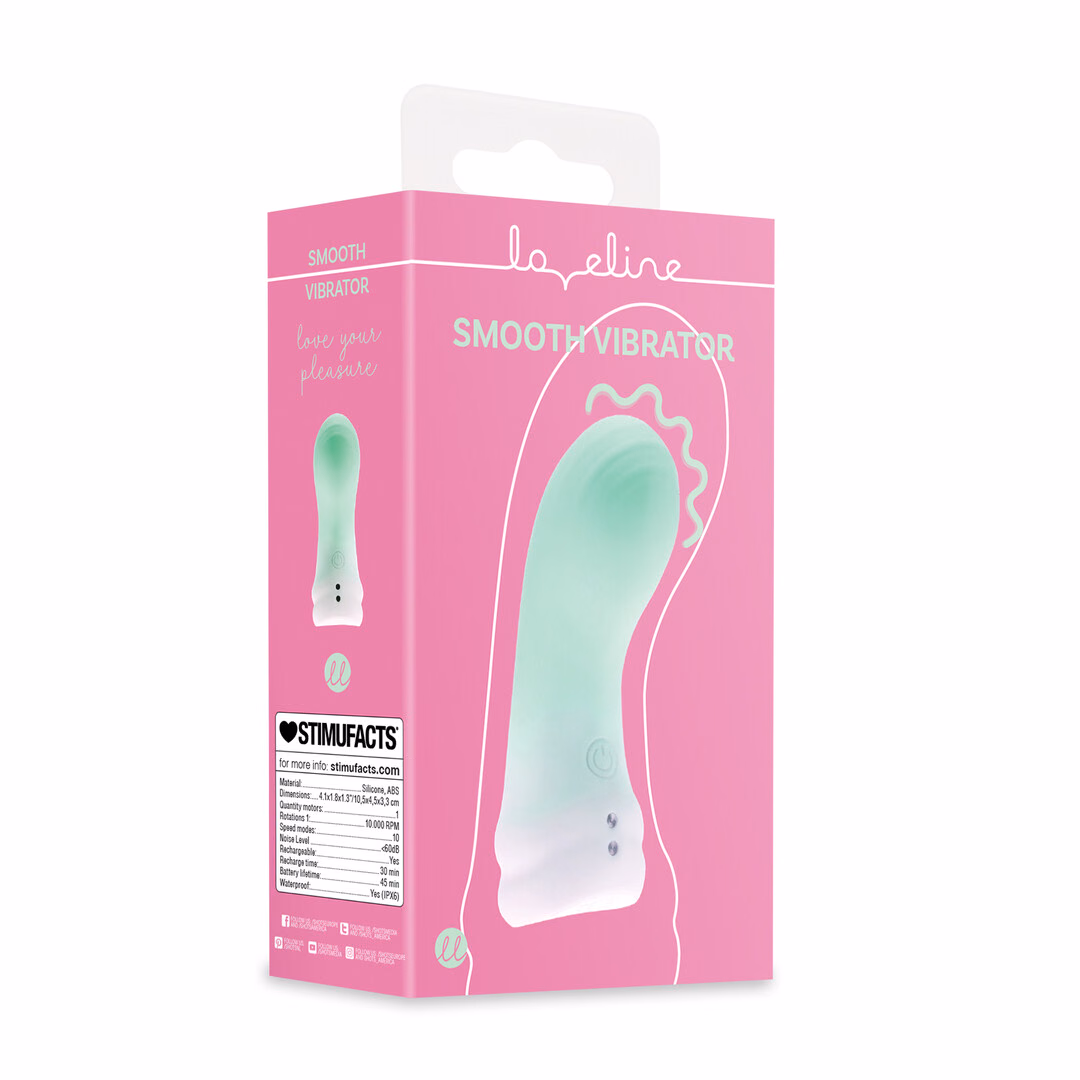 Smooth Finger Vibrator - Misty Green - 2