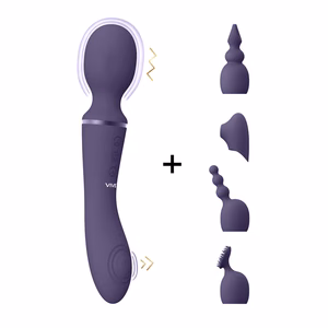 Nami - Pulse Wave  Vibrating Wand - Purple