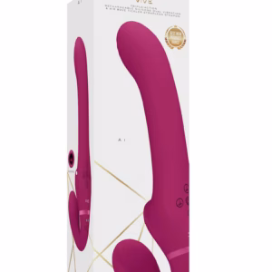 Ai - Dual Vibrating  Air Wave Tickler Strapless Strapon - 2